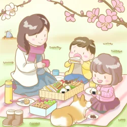 早春のピクニック